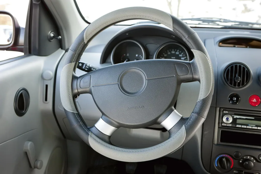 Steering wheel cover Sport, grey