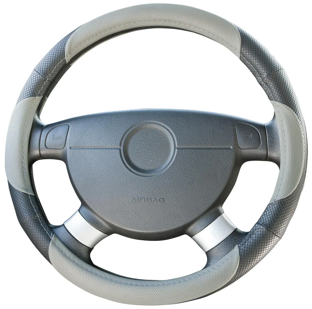 Steering wheel cover Sport, grey