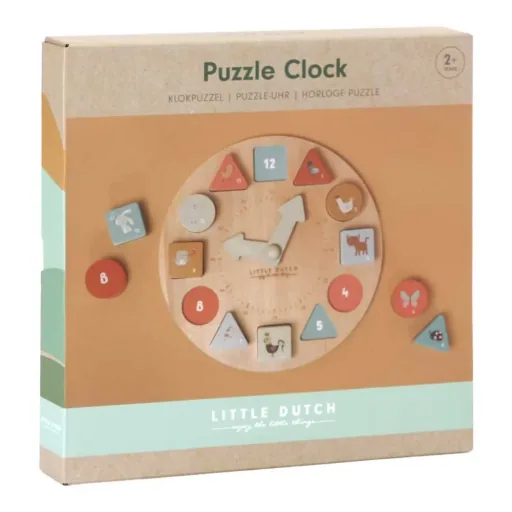 Little dutch puzzle watch animals wood