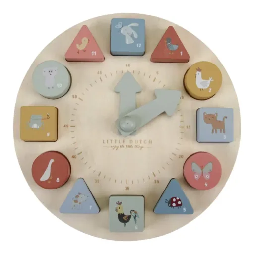 Little dutch puzzle watch animals wood