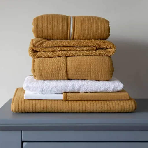 Little Dutch Sommer Sleeping Bag Uni Ocker "Pure Ochre", Size: 90 cm