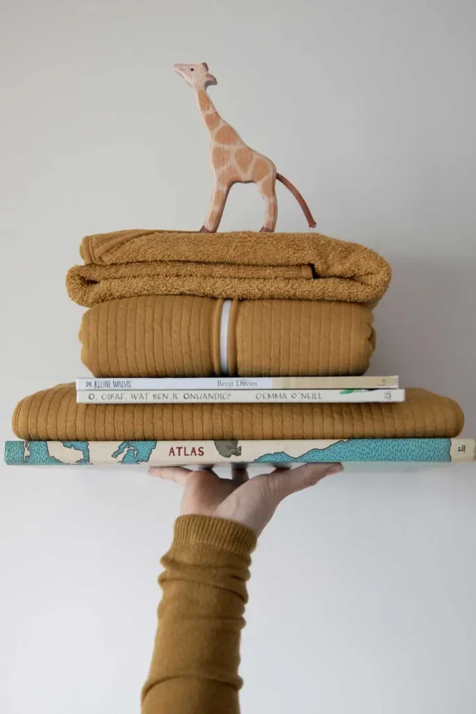 Little Dutch Winter Sleeping Bag Uni Ocker "Pure Ochre", Size: 90 cm
