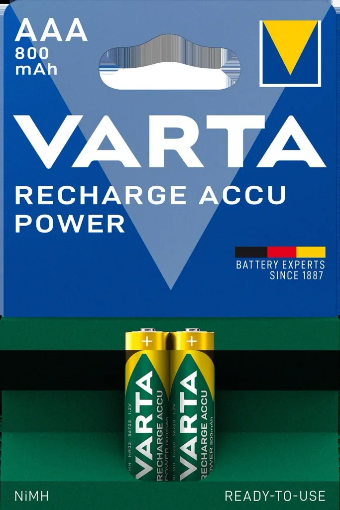 RECHARGE Power Micro (AAA) NiMH battery with 800mAh - 2 pieces