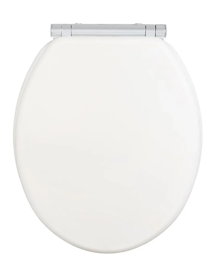 Toilet seat "Morra", matt white, universal shape