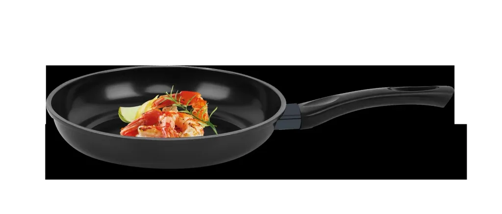 Carbon pan set black, 3-piece (Ø 20 cm/ 24 cm/ 28 cm) with non-stick diamond coating