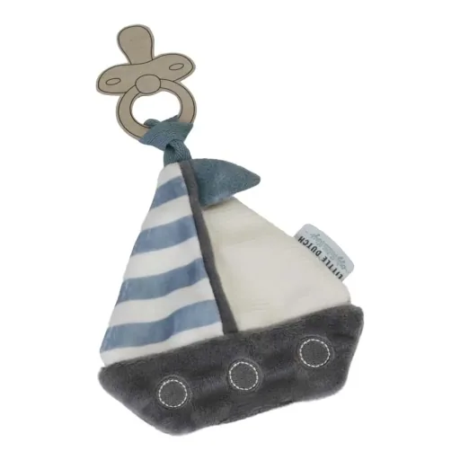 Little Dutch Schnullert towel sailboat "Sailors Bay"