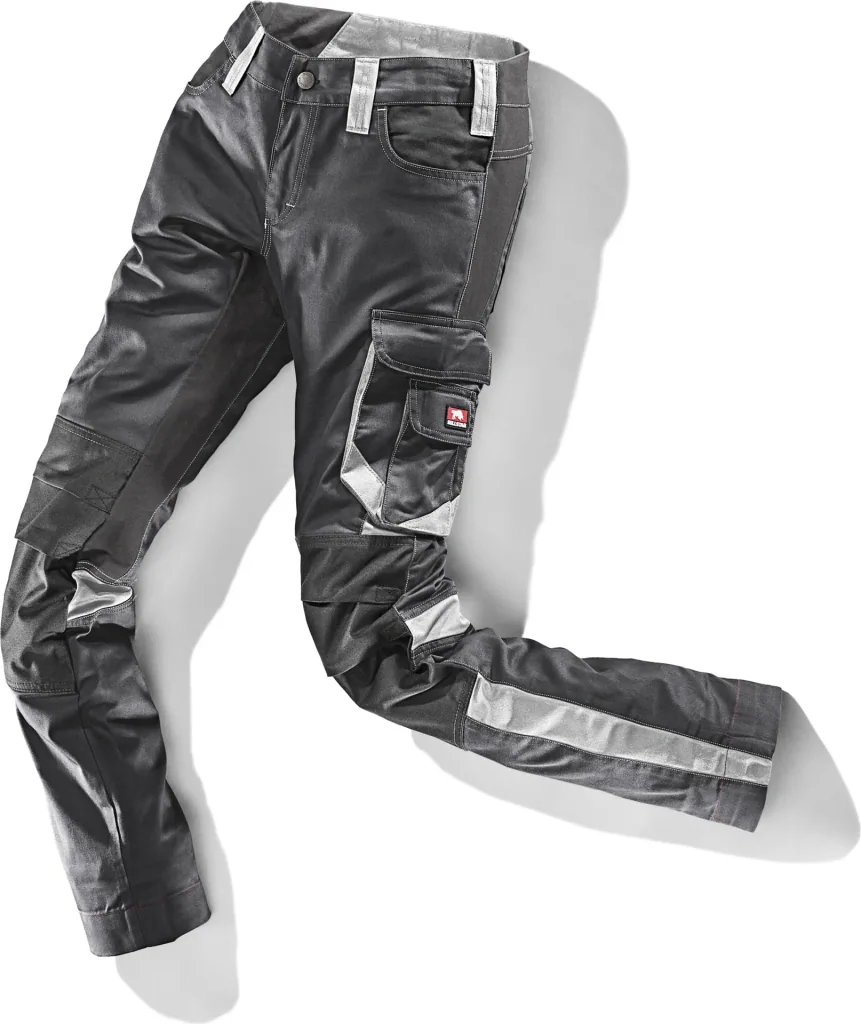 Women's trousers WORXTAR, black-grey, size 38