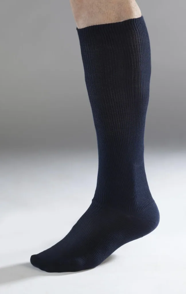 Support knee highs, navy, size 42/43