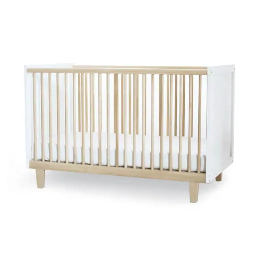 Oeuf baby bed rhea birch white 70 x 140