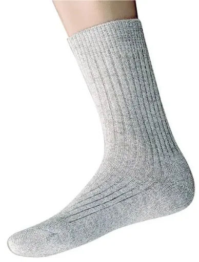 Norwegian socks, pack of 3, grey, size 39/42
