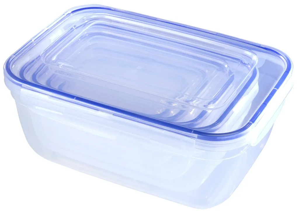 "Click N Store" storage container set, 5 pieces