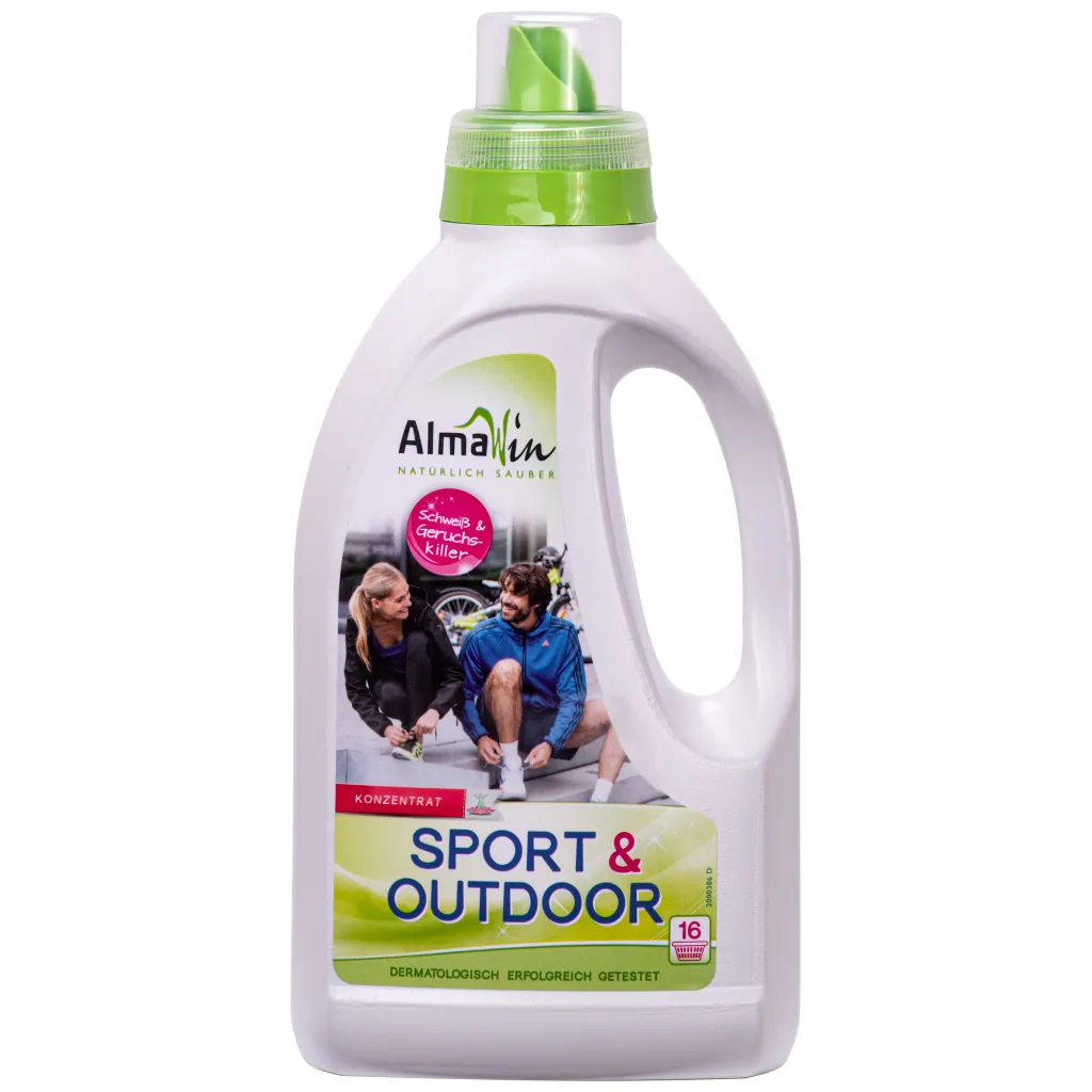 ALMAWIN Sport + Outdoor liquid laundry detergent, 750 ml, for approx. 16 washes