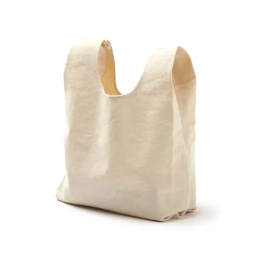 Kids concept wood food with fabric bag