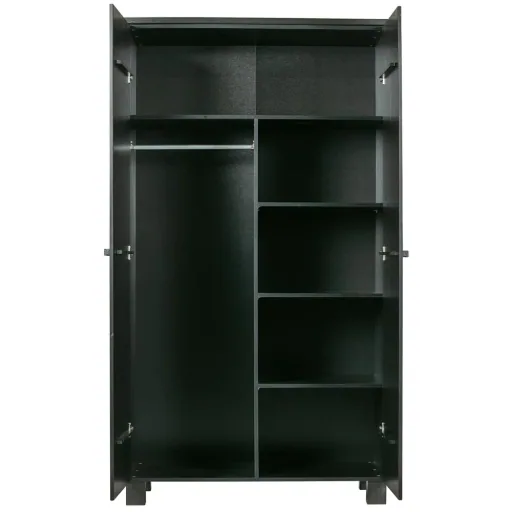 Wood 2 door cabinet Dennis Black
