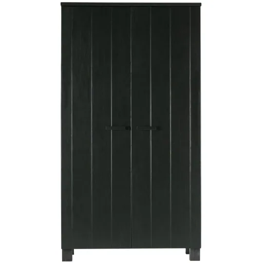 Wood 2 door cabinet Dennis Black