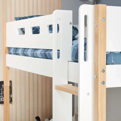 Flexa nor bunk bed white / oak