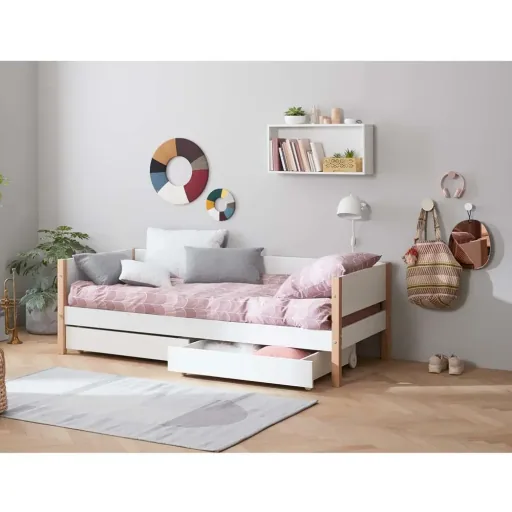 Flexa Nor Sofl. 2 drawers white / oak