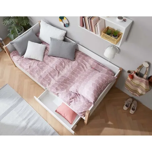 Flexa Nor Sofl. 2 drawers white / oak