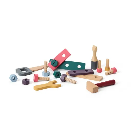 Kids Concept game tool box wood nature