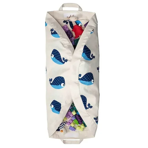 3 Sprout's play mat / toy bag Wal Blue