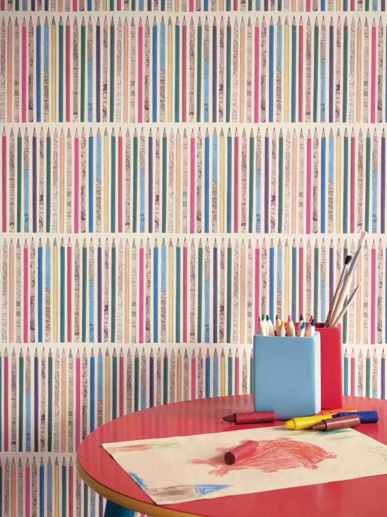 Little Sanderson Abracazoo Wallpaper Blue