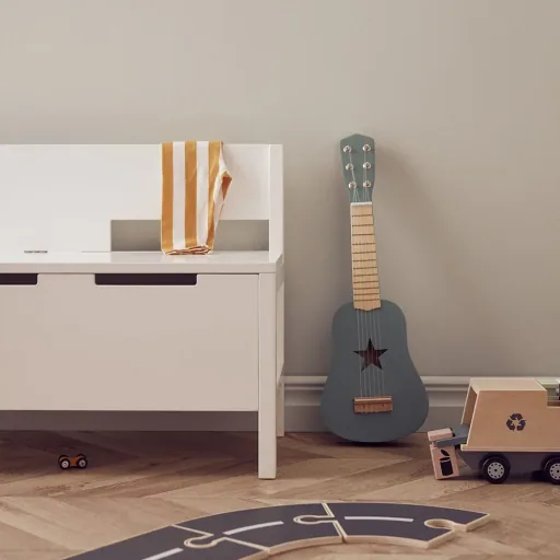 Kids Concept Children's Bank Storage Wood White