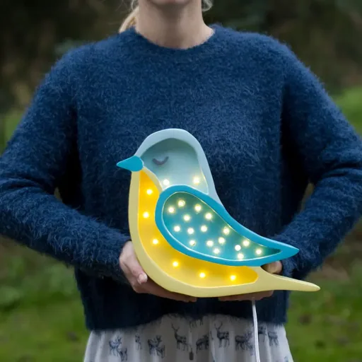 Little Lights LED decorative children's lamp bird turquoise