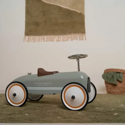 Little Dutch Retro slide car olive