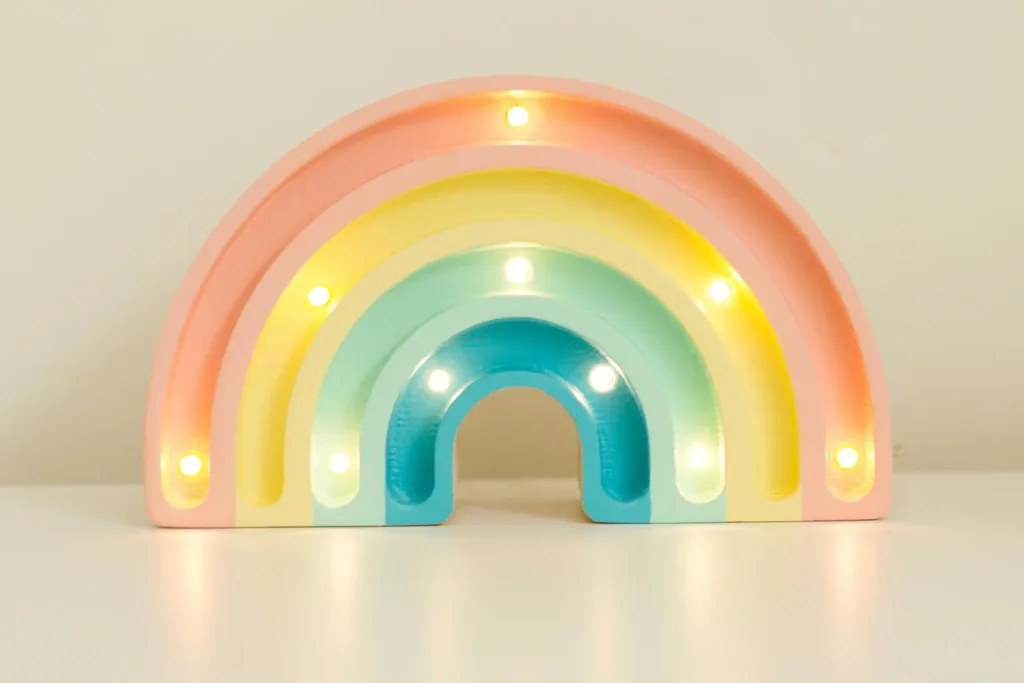 Little Lights LED decorative children's lamp mini rainbow pastel