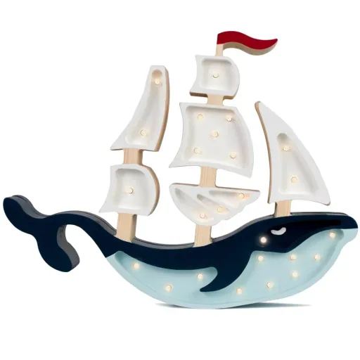 Little Lights LED decorative children's lamp Wal sailboat
