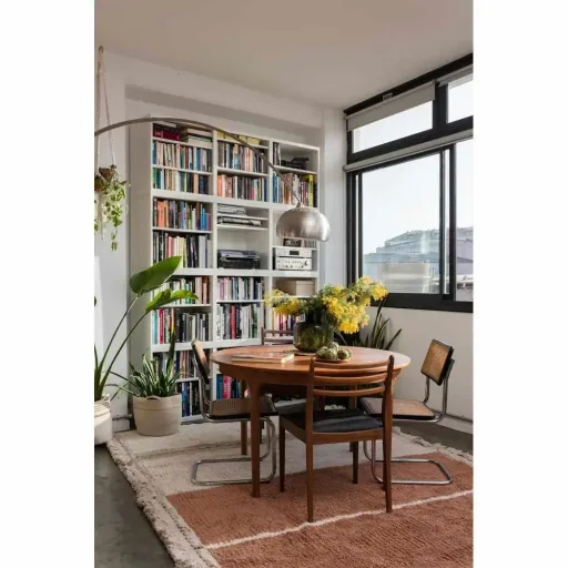 Lorena Canal's washable turning carpet "reversible duet" beige, Size: 140 x 200 cm