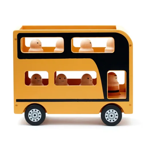Kids Concept Toys double -decker bus wood
