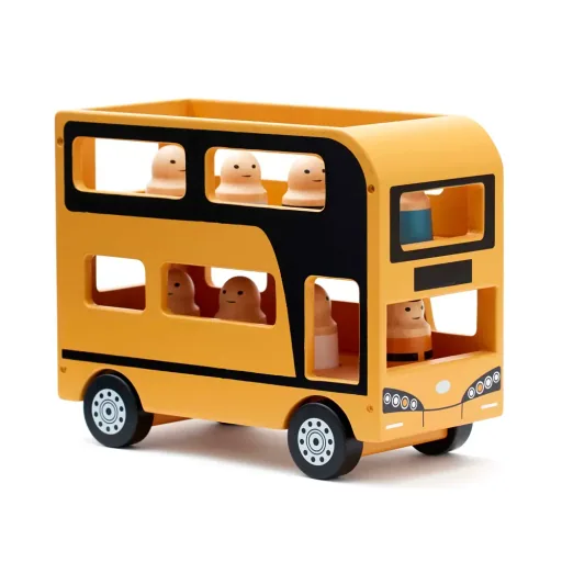Kids Concept Toys double -decker bus wood