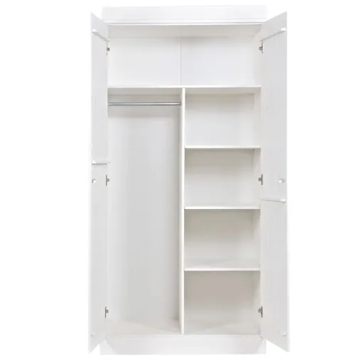 Wood addition interior division for 2 door cupboard