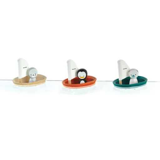 Plan Toys Bathtub boat Natur Seehund