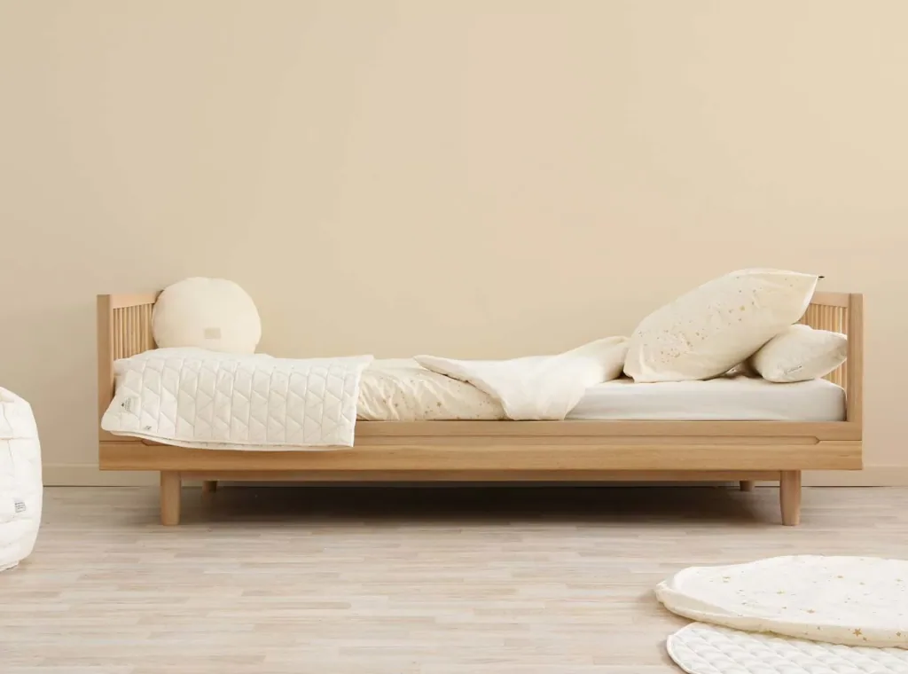 Nobodinoz single bed "pure" oak massive