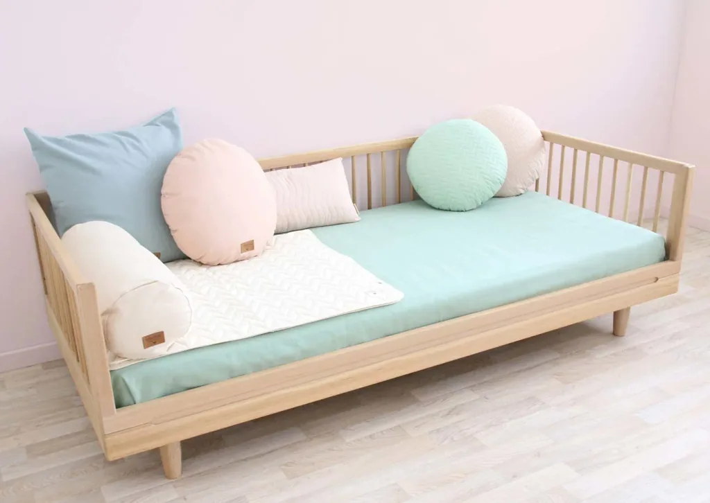 Nobodinoz single bed "pure" oak massive