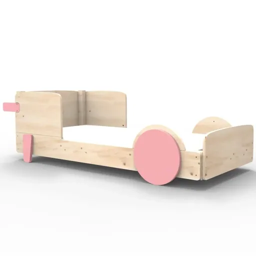 Mathy by Bol's single bed "Discovery", Color elements: Apple Green
