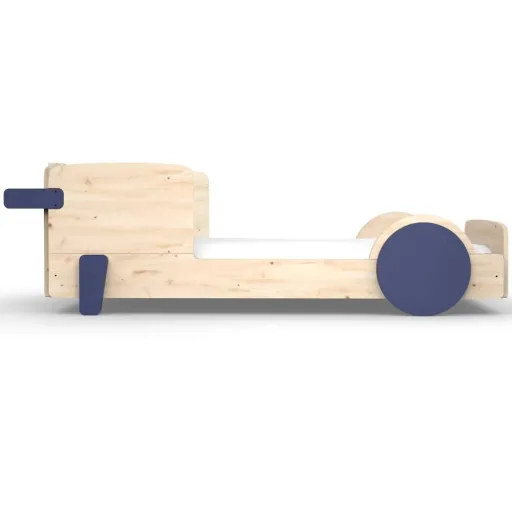 Mathy by Bol's single bed "Discovery", Color elements: Apple Green