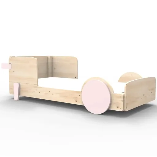 Mathy by Bol's single bed "Discovery", Color elements: Apple Green