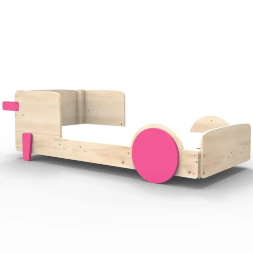 Mathy by Bol's single bed "Discovery", Color elements: Apple Green