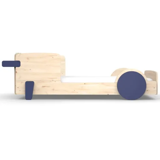 Mathy by Bol's single bed "Discovery", Color elements: Apple Green