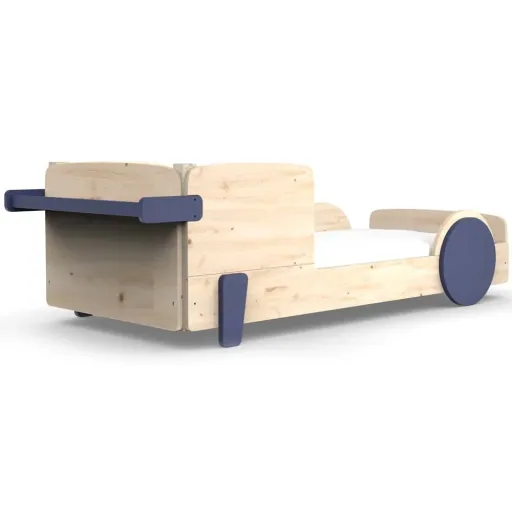 Mathy by Bol's single bed "Discovery", Color elements: Atlantic Blue