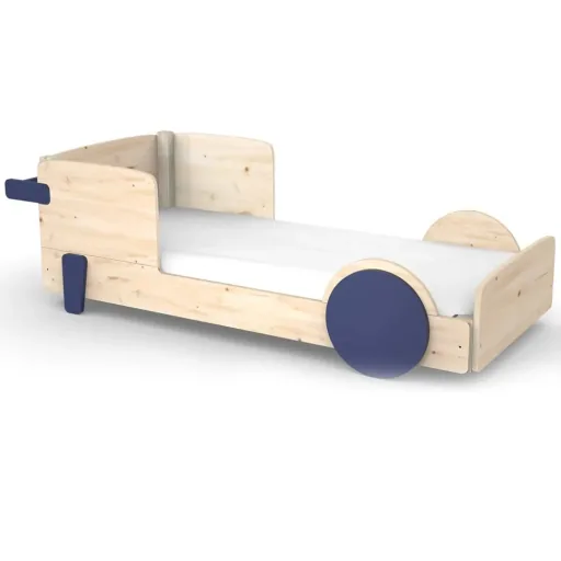Mathy by Bol's single bed "Discovery", Color elements: Atlantic Blue