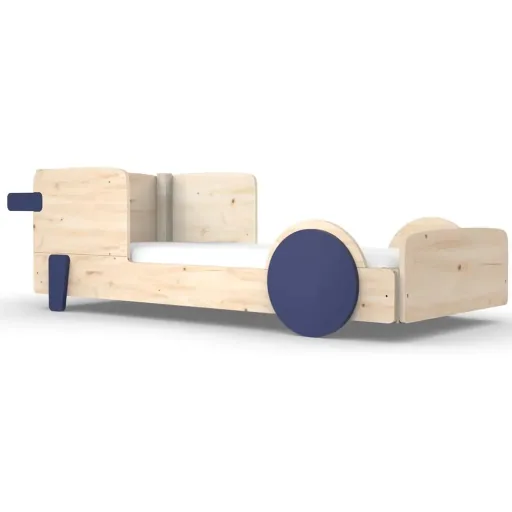 Mathy by Bol's single bed "Discovery", Color elements: Atlantic Blue