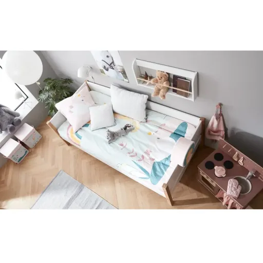 Flexa Nor Soflabett with guest bed white / oak