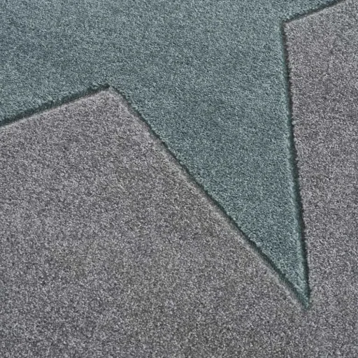 Livone children's carpet Stern Mint on gray, Carpet size: 120 x 180 cm