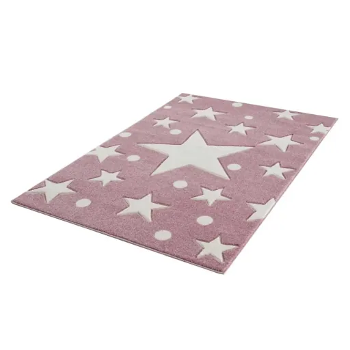 Livone carpet Estrella Stern & Confetti Rosa, Carpet size: 120 x 180 cm