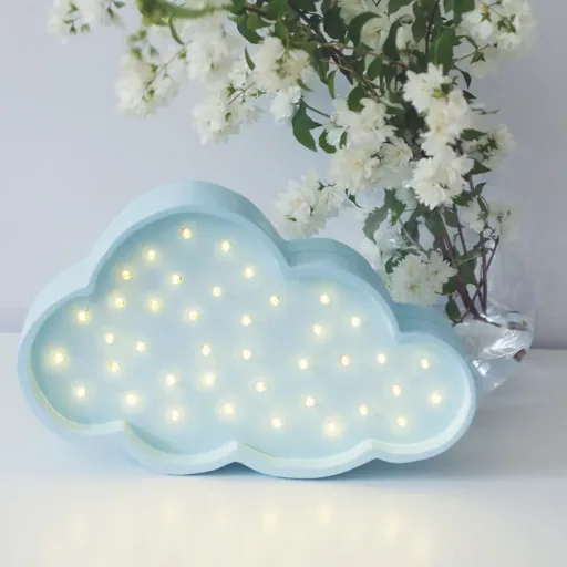 Little Lights LED decorative children's lamp cloud light blue