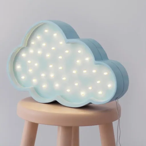 Little Lights LED decorative children's lamp cloud light blue